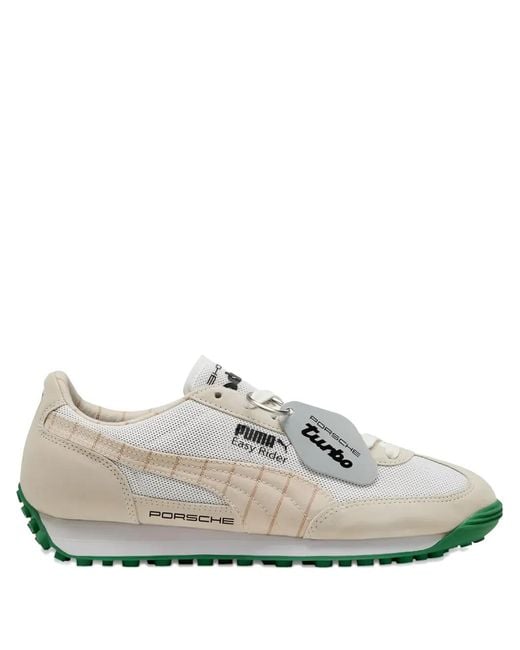 PUMA White Xporsche Logo-Detail Sneakers for men