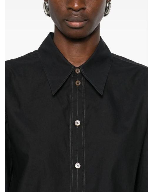Lemaire Black Long-Sleeve Shirt