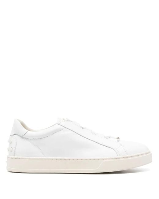 Tod's White Leather Sneakers