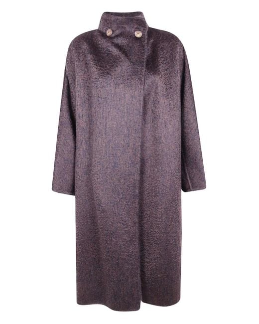 Max Mara Purple "Vinci" Classic Coat