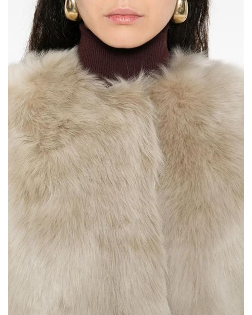 IRO Natural Lamb-Fur Cropped Jacket