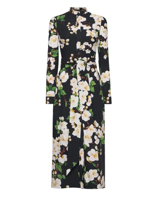 Oscar de la Renta ストレッチコットンワンピース White