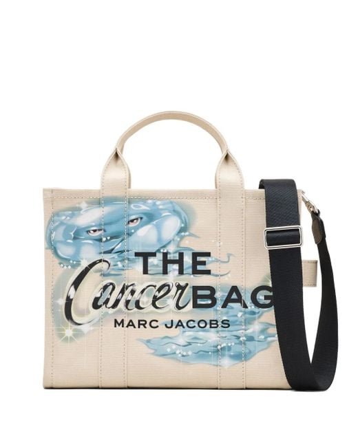 Marc Jacobs Blue The Cancer Medium Tote Bag