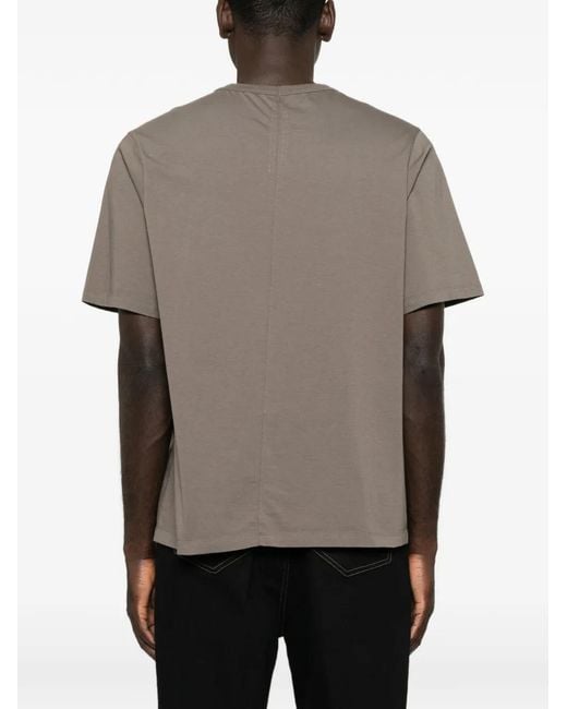 Rick Owens Gray Brad Short-Sleeve T-Shirt for men