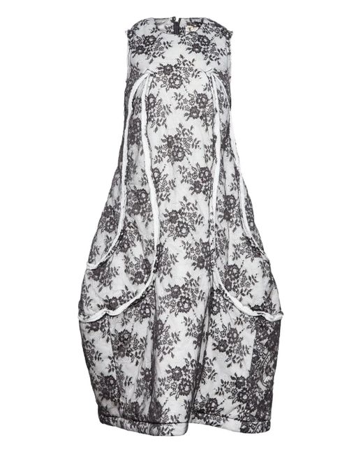 Comme des Garçons フローラル フレアドレス White