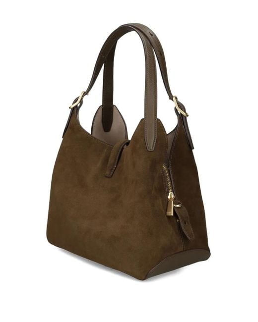 Kate Spade Brown Deco Tote Bag Aus Wildleder