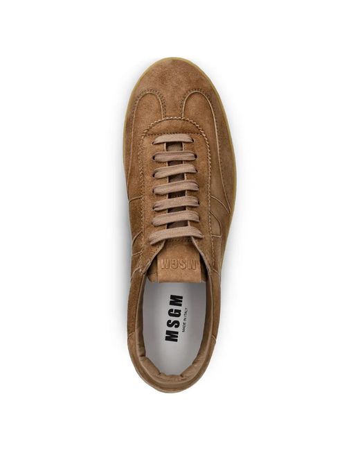 Sneakers di MSGM in Brown da Uomo