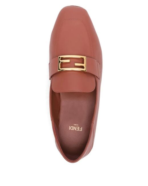 Fendi Pink Baguette Loafer