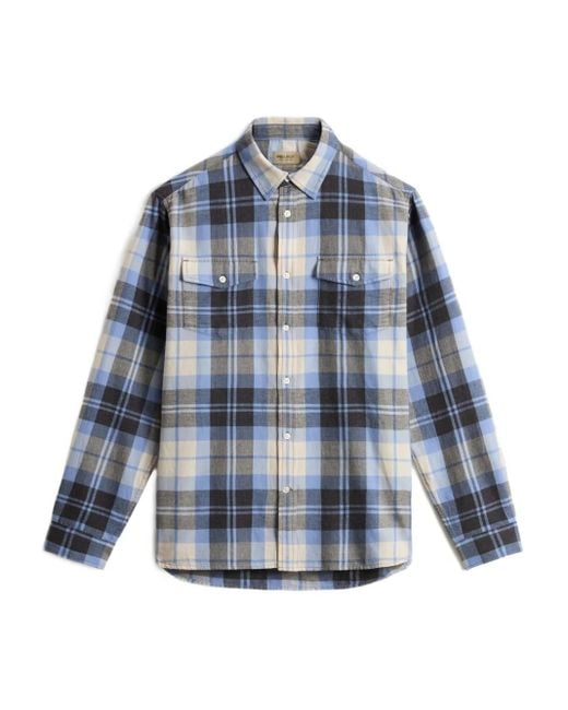 Woolrich Kariertes Duncan Hemd in Blue für Herren