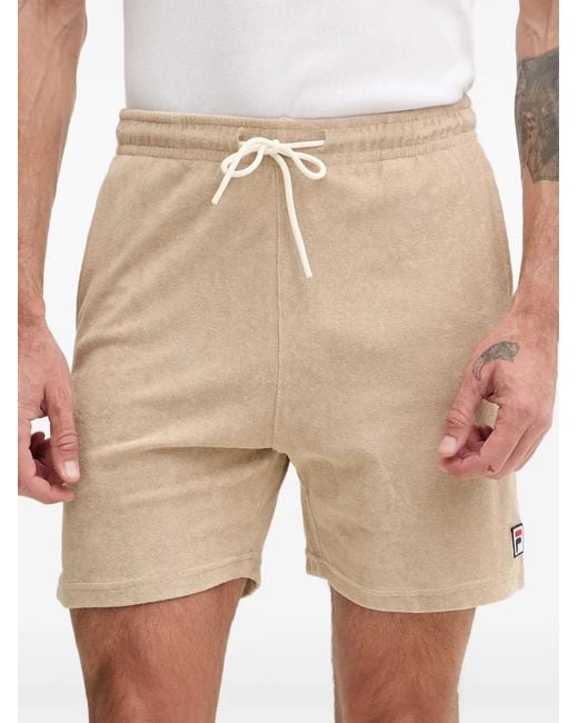 Fila Natural Terry-Cloth Drawstring Shorts for men