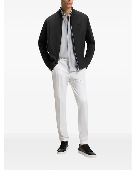 Boss Black Zip-Up Bomber Jacket for men