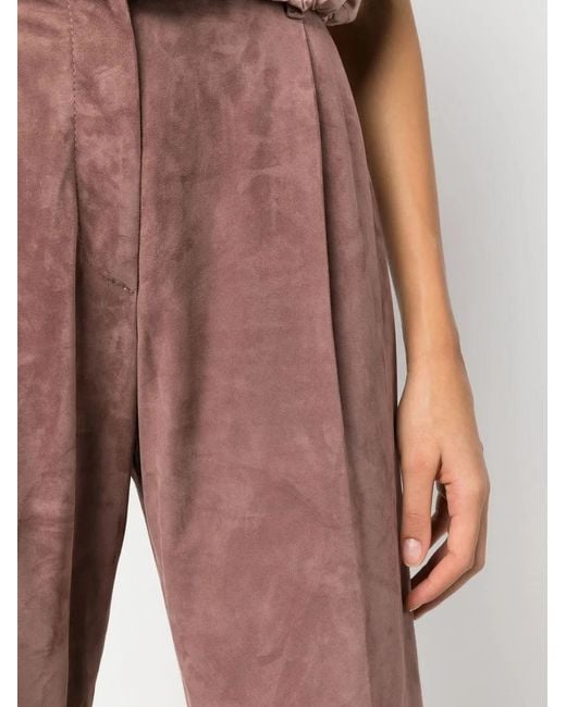 Brunello Cucinelli Red Trousers