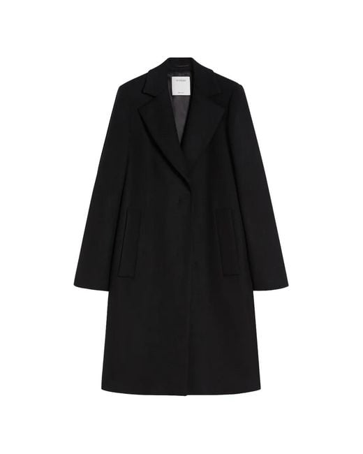 Sportmax Black Ala Pocket Coat