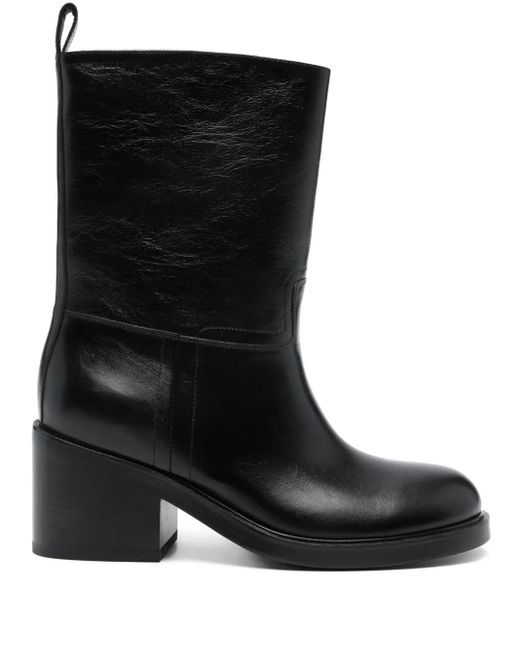 Bally Black 65Mm Leather Boots