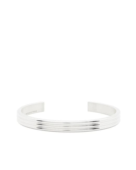Le Gramme White Godron Bracelet