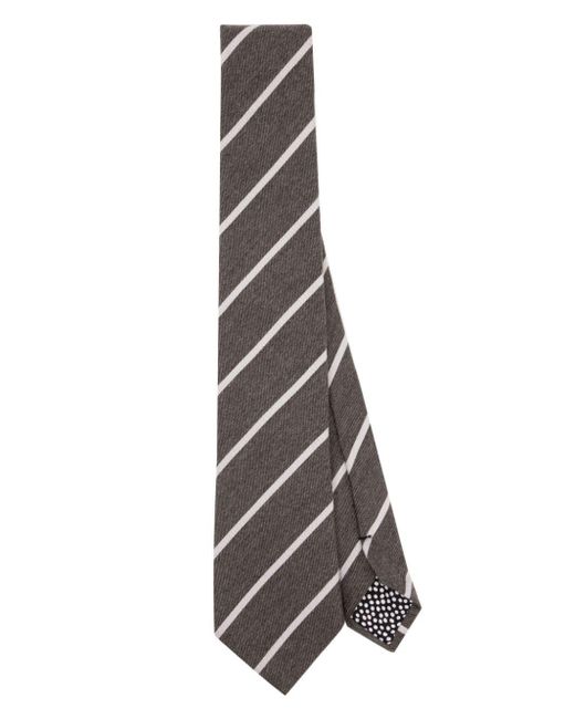 Paul Smith Gestreifte Krawatte in White für Herren