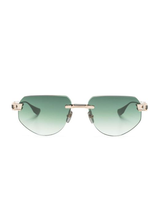 Dita Eyewear Green Grand-imperyn Rimless-frame Sunglasses