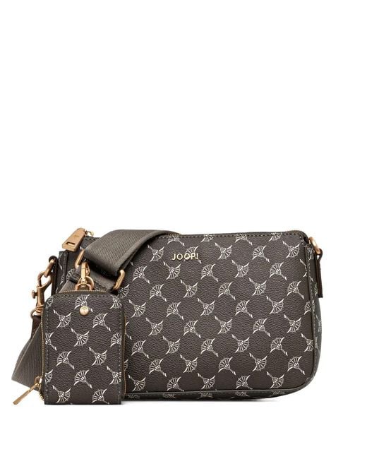 Joop! Gray Patterned Cross-Body Bag