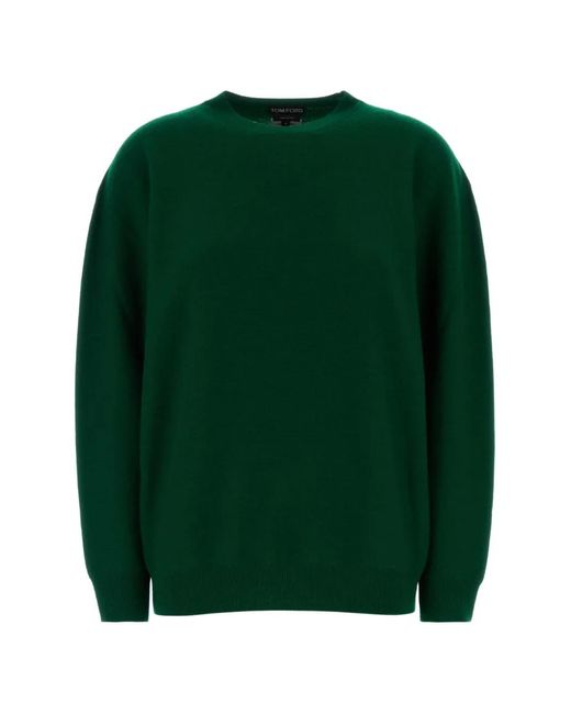 Tom Ford Green Oversized Cashmere Sweater
