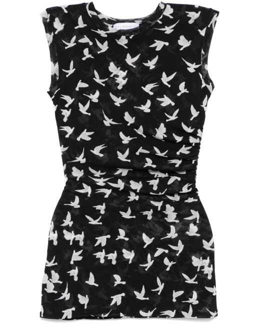 Top Flying Bird di Stella McCartney in Black