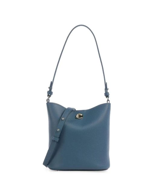 Coccinelle Blue Mini Nikla Shoulder Bag