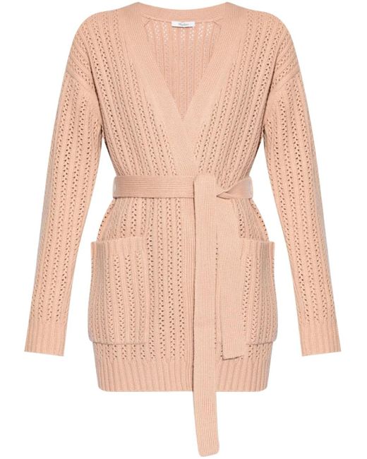 Max Mara Geperforeerd Vest in het Pink