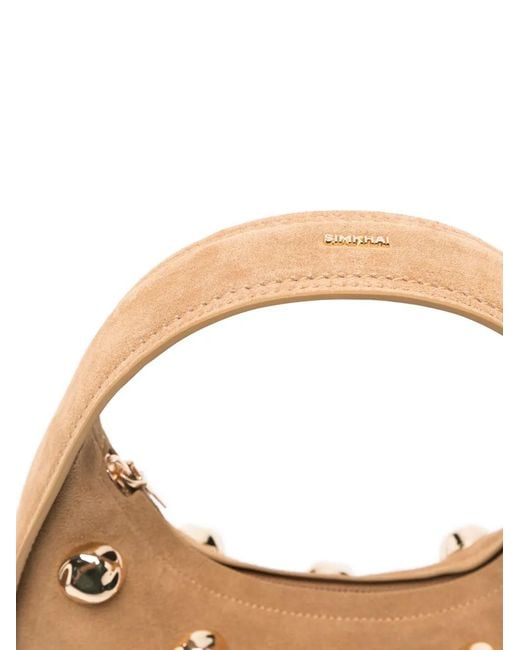 Jonathan Simkhai Natural Finn Studded Shoulder Bag