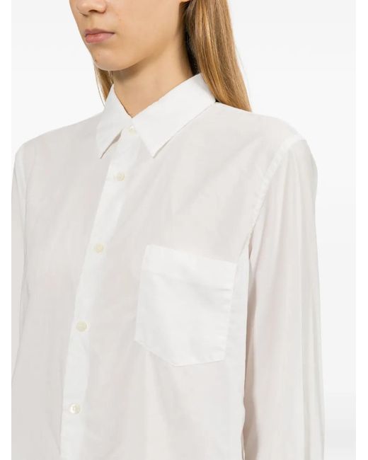 Comme des Garçons White Pocket Shirt
