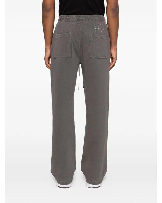Ksubi Gray Appliqué Tack Pants for men