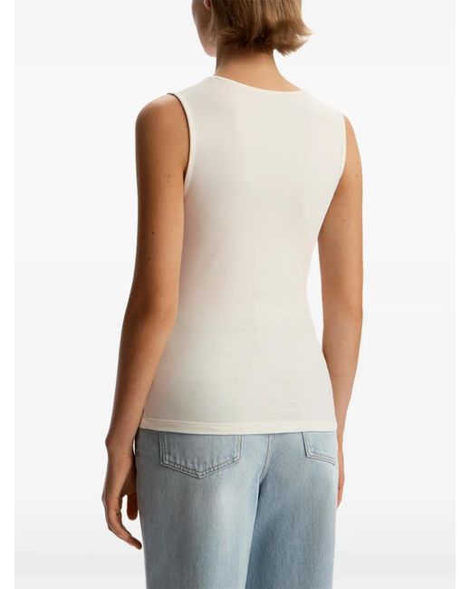 12 STOREEZ Natural Sleeveless Tank Top