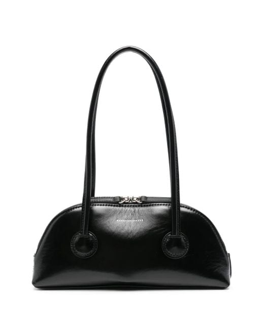 MARGE SHERWOOD レザーショルダーバッグ Black