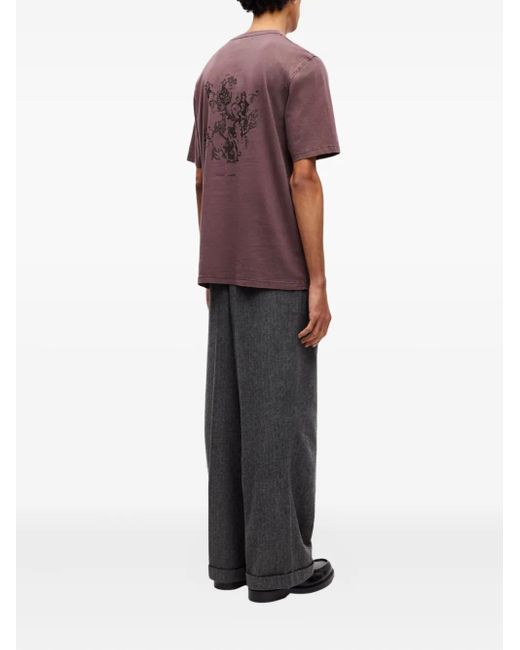 Samsøe & Samsøe Purple Saphil T-Shirt for men