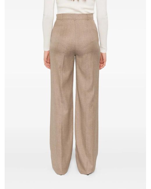 Max Mara Natural Side-Pocket Trousers
