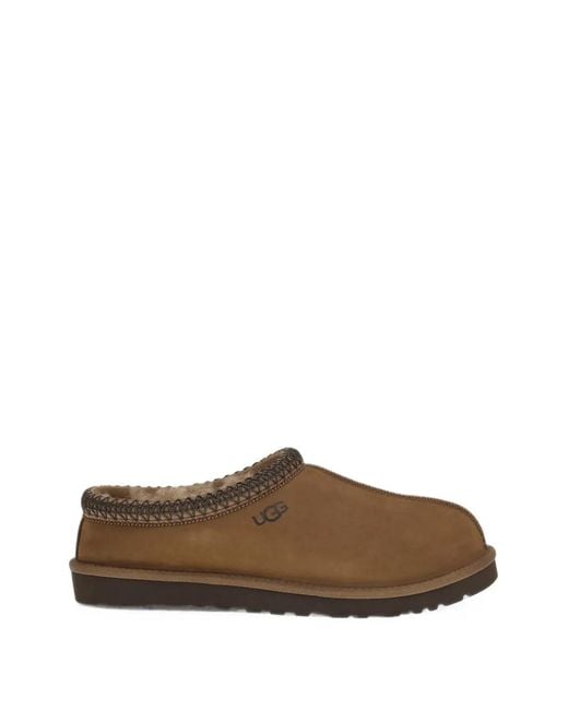 Ugg Brown Tasman Ii Nubuck Slippers for men