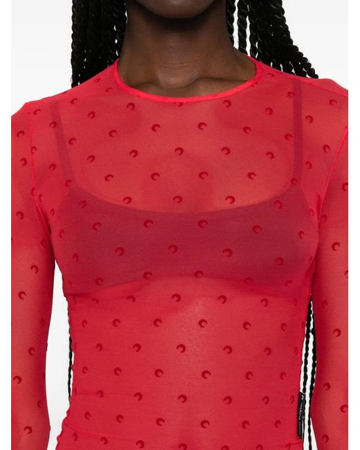 MARINE SERRE Pink Tops