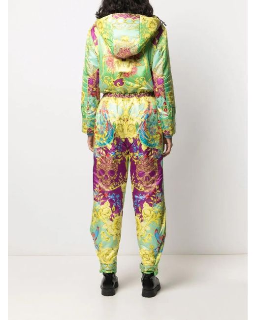Philipp Plein Multicolor New Baroque Ski Jumpsuit