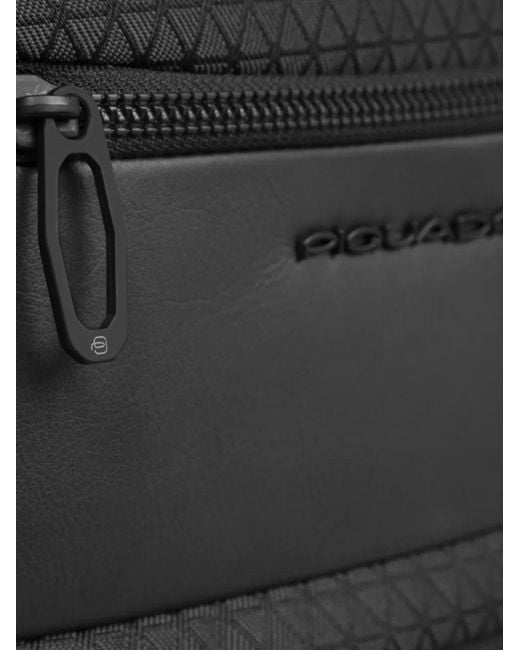 Piquadro Black Modular 2-In-1 Backpack for men
