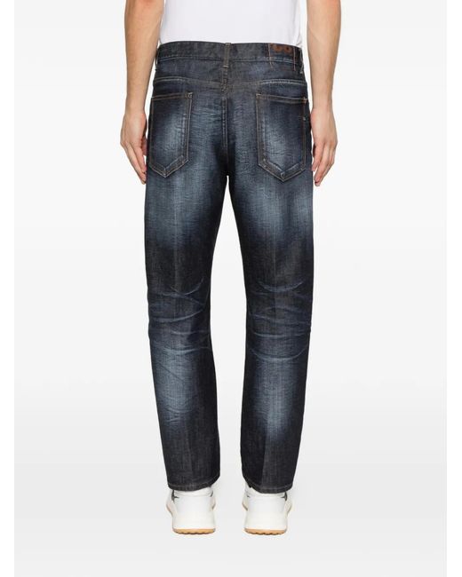 Dondup Gray Button-Fastening Jeans for men