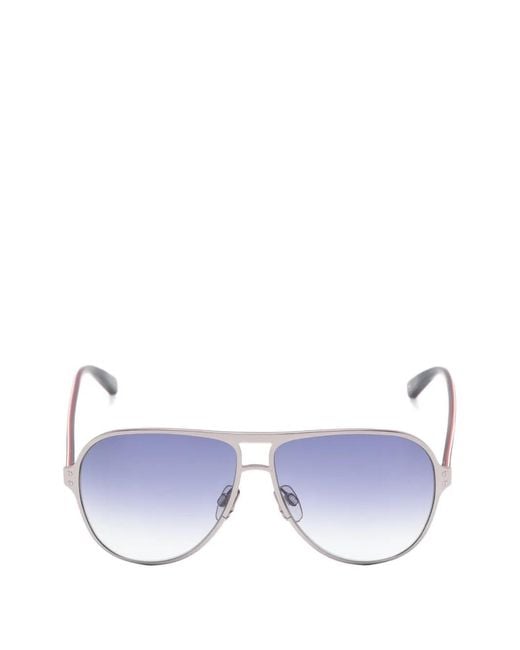 Tommy Hilfiger Blue Gradient-Lens Pilot-Frame Sunglasses for men