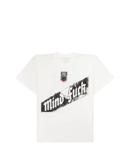 PROTOTYPES White Graphic-Print T-Shirt for men