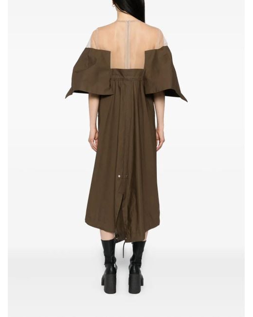 Sacai パネル ドレス Brown