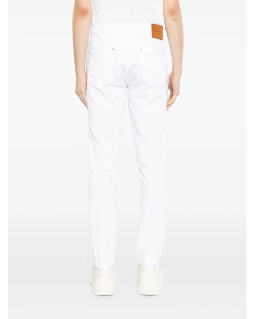 Michael Kors White Parker Jeans for men