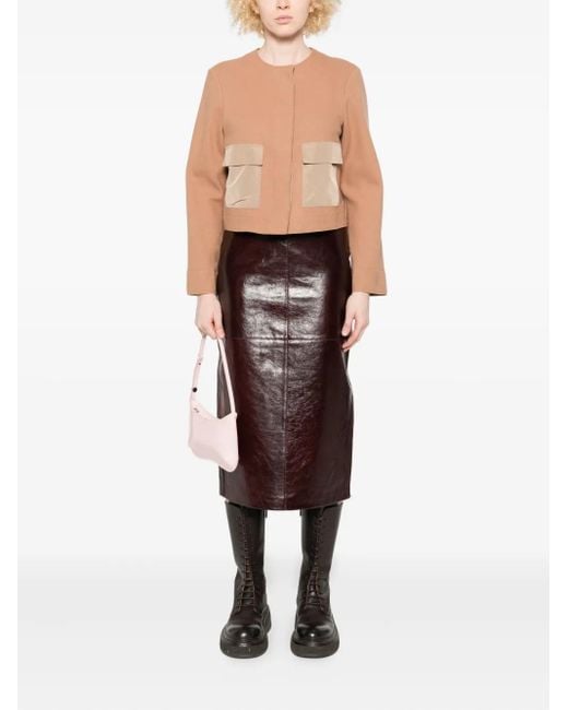 Niu Natural Patch-Pocket Bolero Jacket