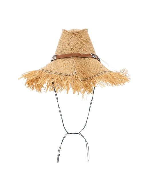 CUBA LAB Metallic Patrizia Fabri X Fringed Sun Hat
