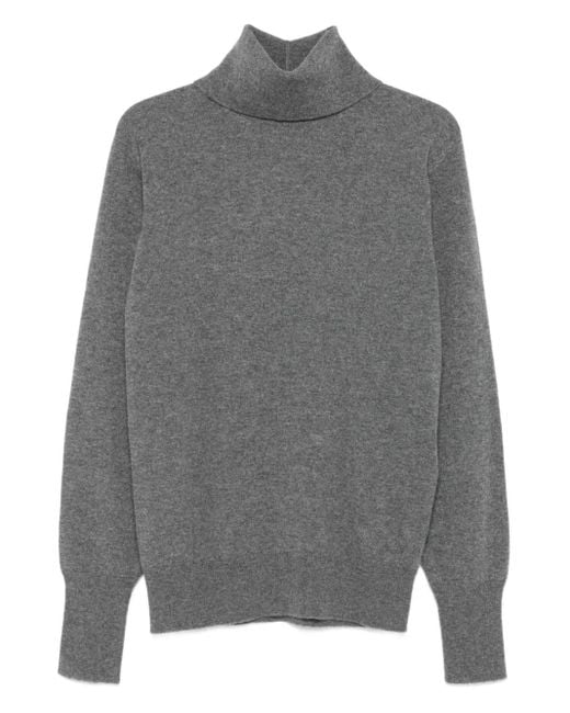 Top A Collo Alto di Jil Sander in Gray