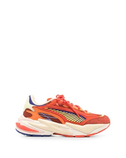 PUMA Red Rs Surge Lace-Up Sneakers