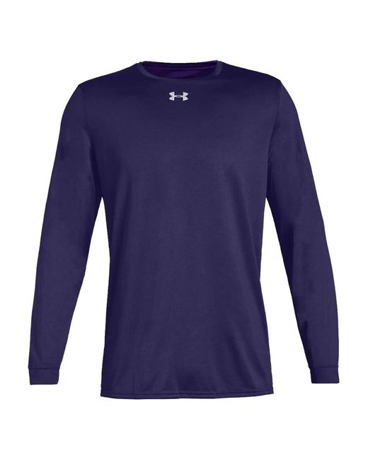 Under Armour Blue Locker 2.0 Long-Sleeve T-Shirt for men