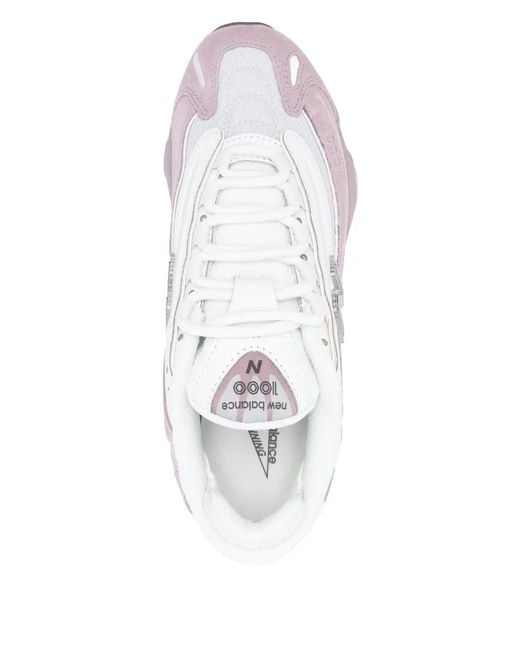 New Balance White 1000 Sneakers
