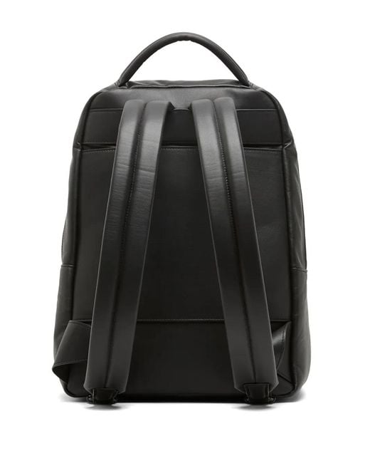 Marsèll Black Triparto Leather Backpack for men
