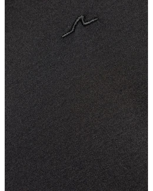 Paul & Shark Black Logo-Embroidered Cotton T-Shirt for men